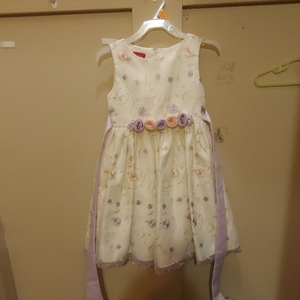 Pink & Purple Flower Dress